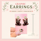 Christmas Raccoon Dangle Earrings