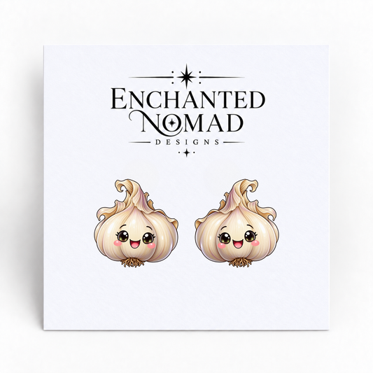 Cute Garlic Stud Earrings