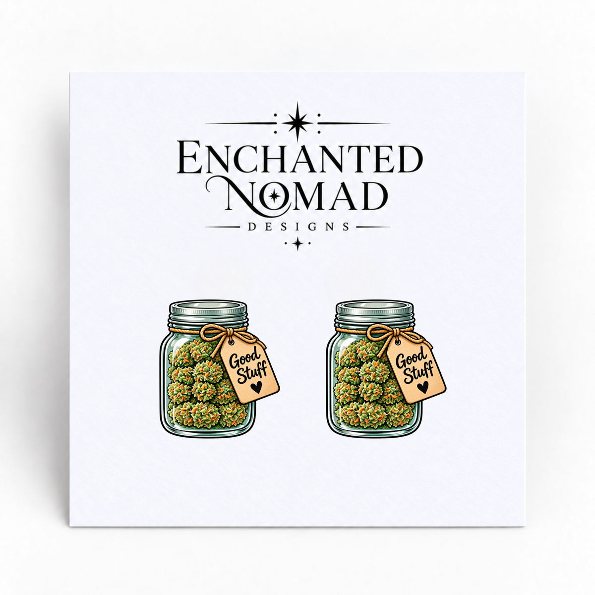 Good Stuff Jar Stud Earrings