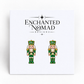 Green Nutcracker Christmas earrings