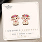 Party Goat Earrings & Pins