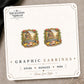 Old San Juan Earrings & Pins on the tilted Enchanted Nomad Designs card