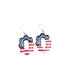 Star-Spangled Arch Clay Dangle Earrings