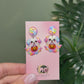 Ghost Dog Halloween Dangle Earrings