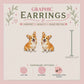 Rejected Stamp Graphic Earrings/ Lapel Pin