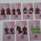 Halloween Dog Clay Earrings