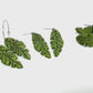 Monstera Leaf Dangle & Stud Earrings