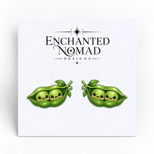 Two Peas in a Pod Stud Earrings